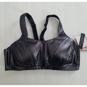 Victoria's Secret Knockout High Impact Front-Close Sport Bra Pewter Size 38 D